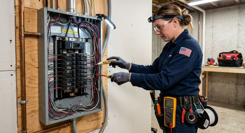 Breaker Panel Wiring in Prescott Valley, AZ